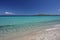 Beauriful nuances of blue and green colour on the beach