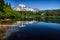 Beautful Reflection of Mt Rainier from Bench Lake, Mt Rainier National Park, Washington