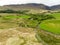 Beautidul landscape of the Killarney National Park on cloudy day