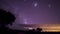 Beautifuil Cinematic Timelapse of Skyline With Milky Way Stars and and storm in wild Africa