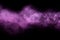 Beautiful 3D illustration of mystery dense line of smoke isolated on black background
