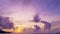 Beautiful 4K Time lapse of Majestic sunrise sky over sea landscape