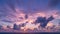 Beautiful 4K Time lapse of Majestic sunrise sky over sea landscape
