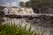 Beautiful Aasleagh water fall in county Mayo, Ireland. Popular tourists attraction