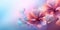 Beautiful abstract colorful misty morning photo floral design background banner. Generative AI AIG32