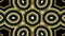 Beautiful abstract surreality pattern, kaleidoscope in geometric style on black background, seamless loop. Fast changing