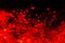 Beautiful abstract texture color black orange and lava red wall background on the darkness stone pattern colorful fire backgrounds