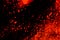 Beautiful abstract texture color black orange and lava red wall background on the darkness stone pattern colorful fire backgrounds