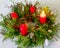beautiful advent wreath made of natural forest and bog plants, waiting for Christmas