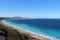 Beautiful Aegean sea. Rhodes island, Greece.