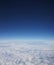 A beautiful aerial background of the deep blue sky