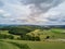 Beautiful aerial country side view around Chichester