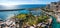 Beautiful aerial landscape with Anfi beach and resort, Gran Canaria, Spain.
