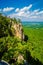 Beautiful aerial landscape views from crowders mountain north ca