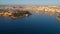 Beautiful aerial scenery of Malta