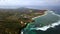 Beautiful aerial scenery of Nusa Dua Beach