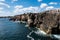 Beautiful aerial vibrant view of Boca Do Inferno, Hell`s Mouth, Cascais