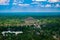 Beautiful aerial view of Angkor Wat Temple