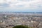 Beautiful aerial view of the cityscape of Paris, France