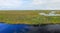 Beautiful aerial view of Everglades Swamps, Florida - USA