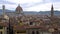 Beautiful aerial view of Florence and Duomo, Cathedral Santa Maria del Fiore. Italy.