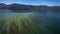 Beautiful aerial view of Kaneohe Bay Sandbar Oahu, Hawaii