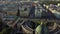 Beautiful aerial view on Kazan Cathedral in the center of Saint-Petersburg city.