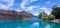 Beautiful aerial view of Lake Wakatipu near Queenstown, Otago, Glenorchy with Southern Alpines mountains in the background