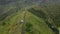 Beautiful aerial view, Natural panorama of Mount Galunggung.