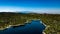 Beautiful, Aerial View of North Bay In The San Bernardino Mountains