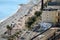 Beautiful Aerial View Of The Promenade Des Anglais With Palm Trees