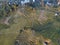 Beautiful aerial view of rural rice terraces