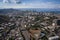Beautiful Aerial View Scenic Downtown Honolulu Oahu Hawaii