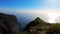 Beautiful aerial view of the Tenerife island, Canary Spain. Sea view, mountains