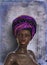 Beautiful African Tribal Woman Portrait