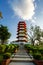 Beautiful afternoon of Heavenly Pagoda, Chinese Garden
