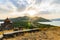 Beautiful Akhtamar island on lake sevan, Armenia.