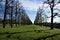 Beautiful alley in the Great Garden of Herrenhausen Gardens Hanover