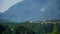 The beautiful Alpago with the lake of Santa Croce in the background