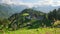 Beautiful alpine landscape from Logar valley in Slovenia