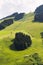 Beautiful Alps mountains landscape with Zwolferkogel cable car, Hinterglemm, Austria