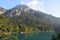 Beautiful Alpsee lake Neuschwanstein castle Bavaria Munich Germany