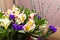 Beautiful Alstroemeria flowers (Peruvian lily or lily of the Inc