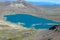 Beautiful altiplano lake landscape