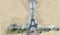 The beautiful and amazing Eiffel Tower in Paris