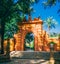 Beautiful amazing gardens in Royal Alcazar