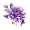 Beautiful and amazing image of violet flower AI Generated