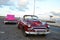 Beautiful American cars at Malecon, Cuba