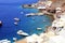Beautiful Amoudi bay, Santorini island, Greece.