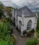 Beautiful ancient chapel Sainte Barbe in Brittany